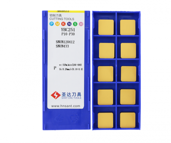 SNUN120412 YBC251 пластина для точения